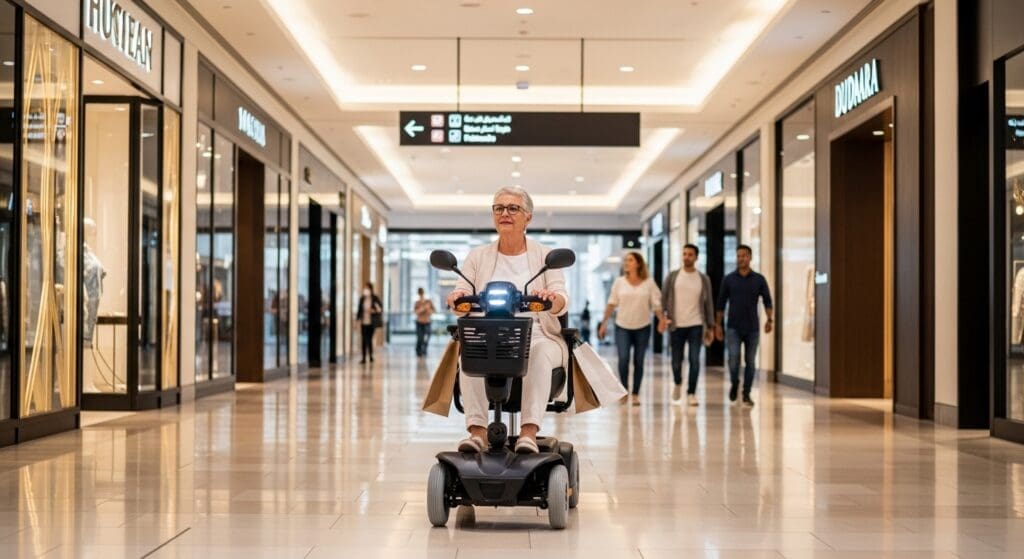 Mobility Scooter Rental in Dubai Mall
